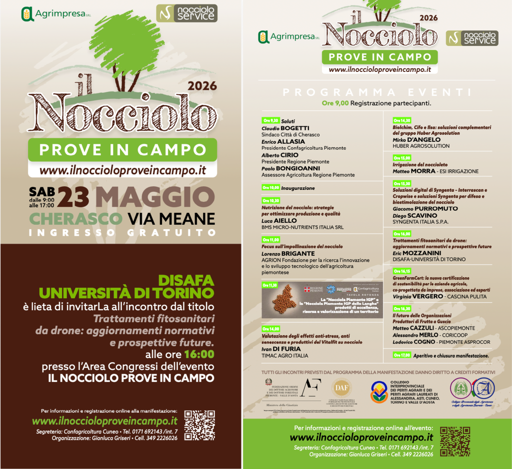 Locandina nocciolo 2026